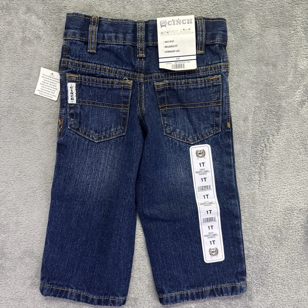 Boys Cinch White Label, Straight-Leg, Mid-Rise, Relax-Fit, Size 1T…NWT